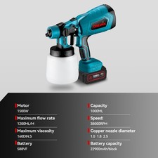 pistola a spruzzo a batteria